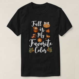 Herfst is mijn favoriete kleur t-shirt