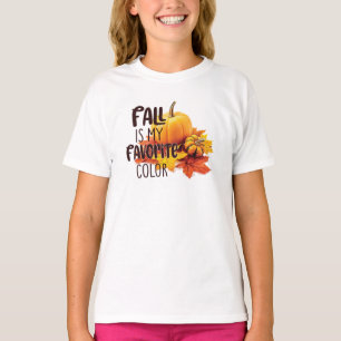Herfst is mijn favoriete kleur t-shirt