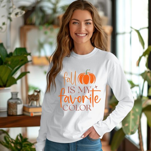 Herfst is mijn favoriete kleur t-shirt