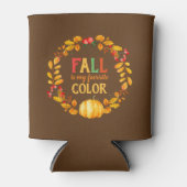 Herfst is mijn favoriete kleurennajaar en laat pom blikjeskoeler (Voorkant)