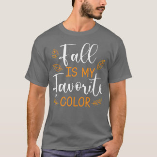 Herfst is mijn favoriete kleurNajaar-seizoen Manne T-shirt