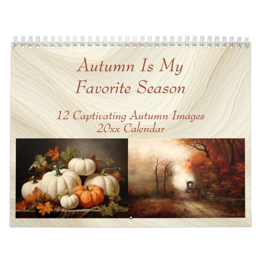 Herfst Is Mijn Favoriete Seizoen Kalender (Hoes)