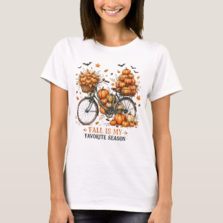 Herfst Is Mijn Favoriete Seizoen T-shirt Fiets