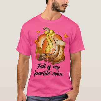 Herfst is mijn favoriete vrouwelijke najaarsvrouwt t-shirt
