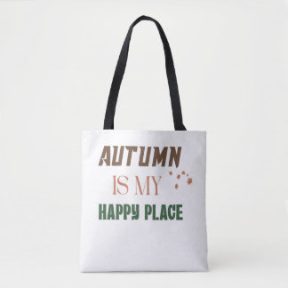 Herfst Is Mijn Gelukkige Plek – Herfstbladeren Gez Tote Bag