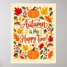 Herfst Is Mijn Gelukkige Tijd!