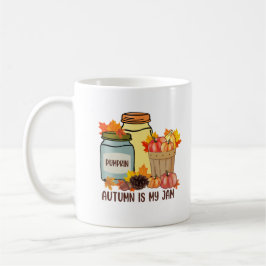 Herfst is mijn jam gepersonaliseerd koffiemok