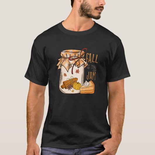Herfst is mijn Jam Halloween Costume Pumpkin Spice T-shirt (Voorkant)