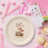Herfst is mijn lievelingskleur - Mushroom Papieren Bordje (Feest)