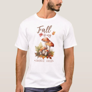 Herfst is mijn lievelingskleur - Mushroom T-shirt
