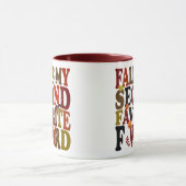 Herfst is mijn tweede favoriet van Word Funny Autu Mok (Midden)