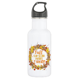 Herfst is Mijn tweede favoriete financieringsnajaa Waterfles