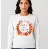 Herfst Is Mijn Ziel krans dames sweatshirt