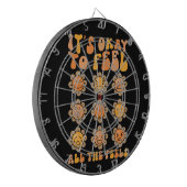 Herfst is oké om alle gevoelens van geestelijke ge dartbord (Voorkant Links)