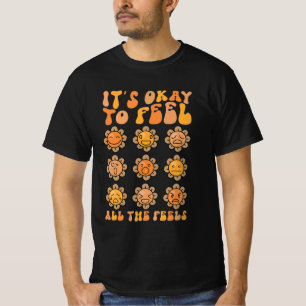 Herfst is oké om alle gevoelens van geestelijke ge t-shirt