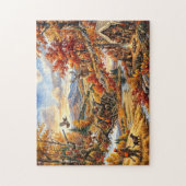 Herfst Jachtcompilatie Legpuzzel (Verticaal)