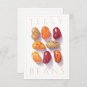 HERFST JELLY BEANS 3.5x5 Platte kaart (Voorkant / Achterkant)