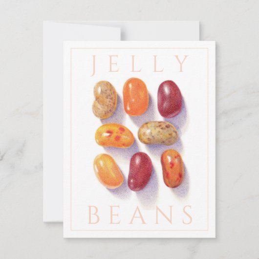 HERFST JELLY BEANS 4.25x5.5 Platte Kaart (Voorkant)