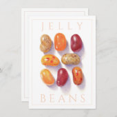 HERFST JELLY BEANS 4.5x6.25 Platte Kaart (Voorkant / Achterkant)