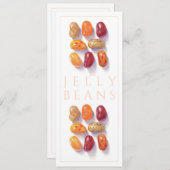 HERFST JELLY BEANS 4x9.25 Platte Kaart (Voorkant / Achterkant)