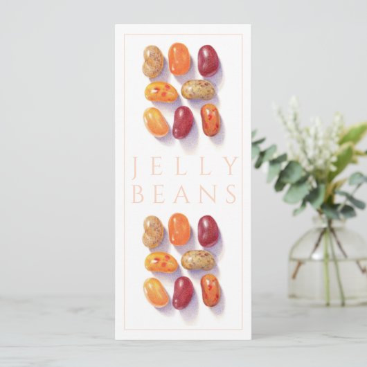 HERFST JELLY BEANS 4x9,25 Vlakke kaart (Staand voorkant)