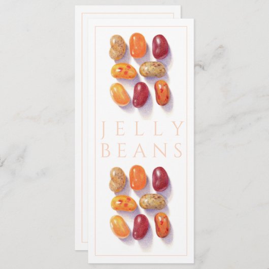 HERFST JELLY BEANS 4x9,25 Vlakke kaart (Voorkant / Achterkant)