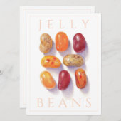 HERFST JELLY BEANS 5.5x7.5 Platte kaart (Voorkant / Achterkant)