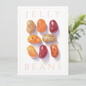 HERFST JELLY BEANS 5.5x7.5 Platte kaart (Staand voorkant)