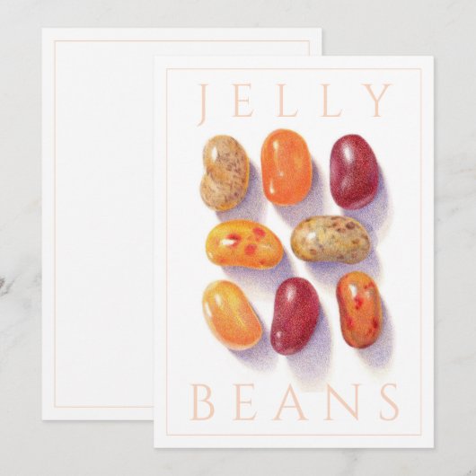 HERFST JELLY BEANS 5x7 Flat Kaart (Voorkant / Achterkant)