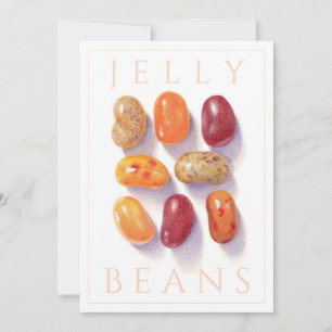 HERFST JELLY BEANS 5x7 Flat Kaart