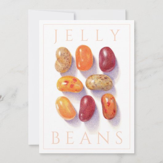 HERFST JELLY BEANS 5x7 Plat Kaart (Voorkant)