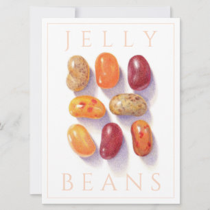 HERFST JELLY BEANS 6.5x8.75 Platte Kaart