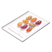 HERFST JELLY BEANS 6.5x8.75 Spiraal Notitieboek (Linkerzijde)