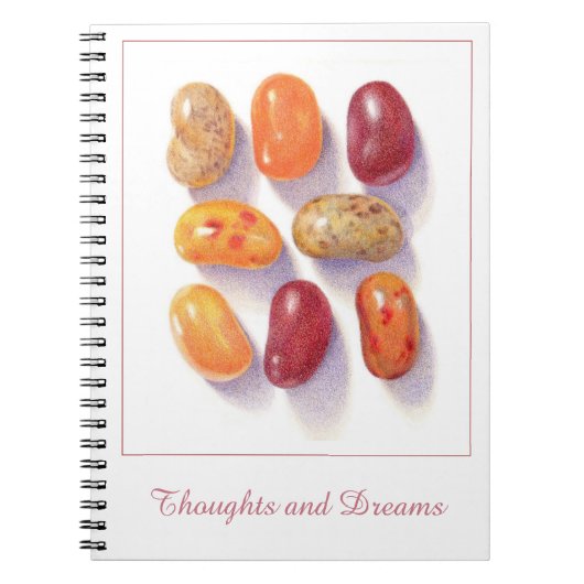 HERFST JELLY BEANS 6.5x8.75 Spiraal Notitieboek (Voorkant)