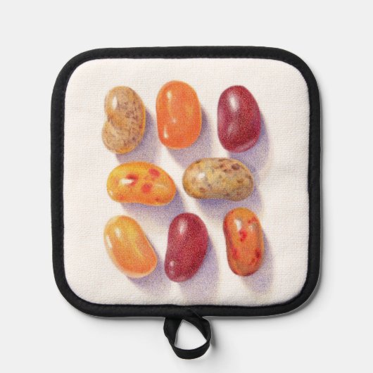 HERFST JELLY BEANS Pot Holder Pannenlap (Voorkant)