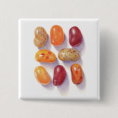 HERFST JELLY BEANS Square Button (Voorkant)