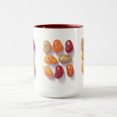 HERFST JELLY BEANS Tall Maroon Combo Mok (Midden)