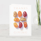 HERFST JELLY BEANS THANKSGIVING KAART (Achterkant)
