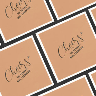 Herfst juicht toekomst mevrouw Oranje Vrijgezellen Servet