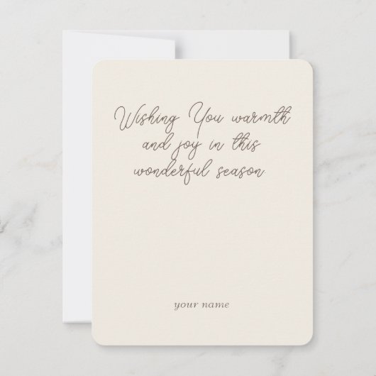 Herfst Kaart (Achterkant)