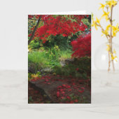 Herfst Kaart (Gele Bloem)