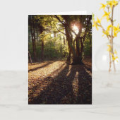 herfst | kaart (Gele Bloem)