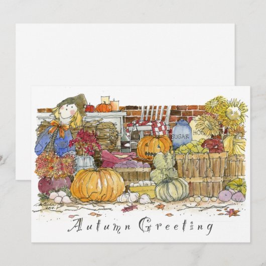 Herfst Kaart (Voorkant / Achterkant)