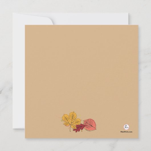 Herfst Kaart (Achterkant)