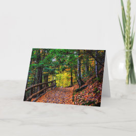 Herfst-kaart Kaart