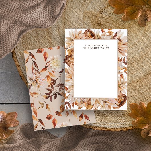 Herfst Kaart met Boodschap