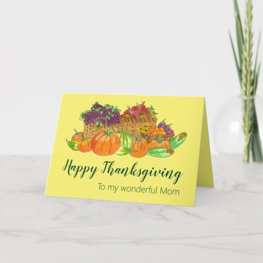  herfst — Kaart Thanksgiving (Voorkant)