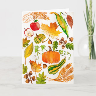 Herfst Kaart voor liefdadigheid