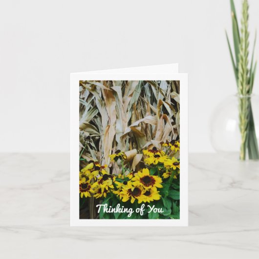 HERFST KAARTEN DENKEN AAN U BLANCO NOTITIES (Voorkant)