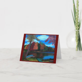 Herfst kaarten notitiekaartje